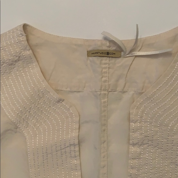 Silk Designer Tunic Blouse - Picture 3 of 3